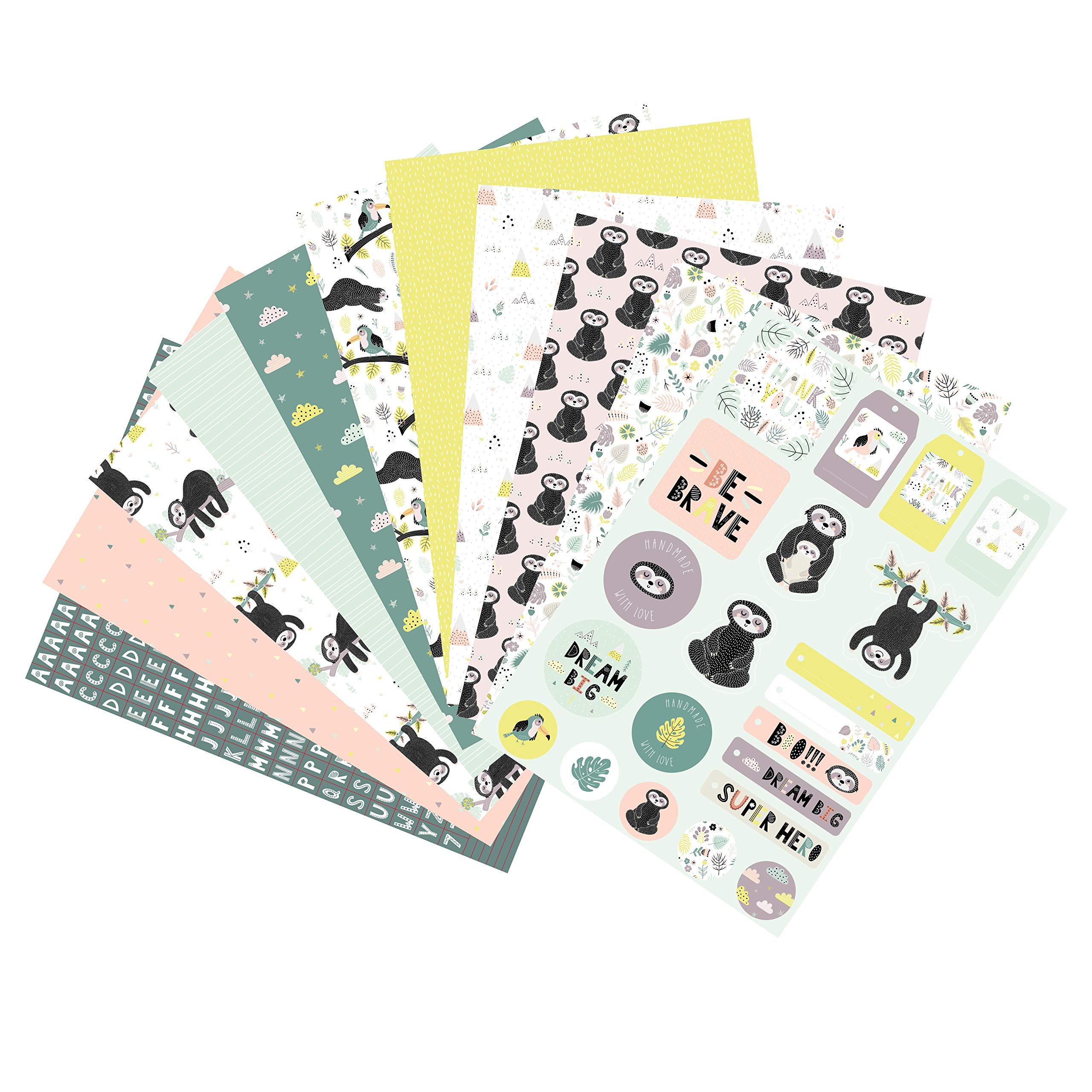 clairefontaine-tulip-95280c-bloc-papier-cartonn-paresseux-a5 image 2