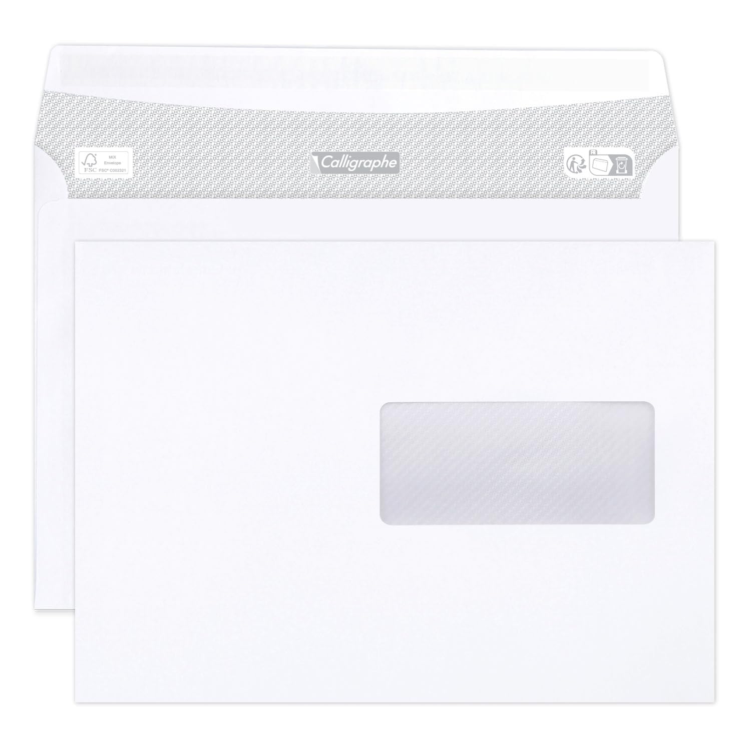 clairefontaine-calligraphe-693c-enveloppes-dl-110x220-fen-tre-35x100-x500 image 6
