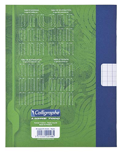 calligraphe-2148c-cahier-brouillon-17x22-grands-carreaux image 7