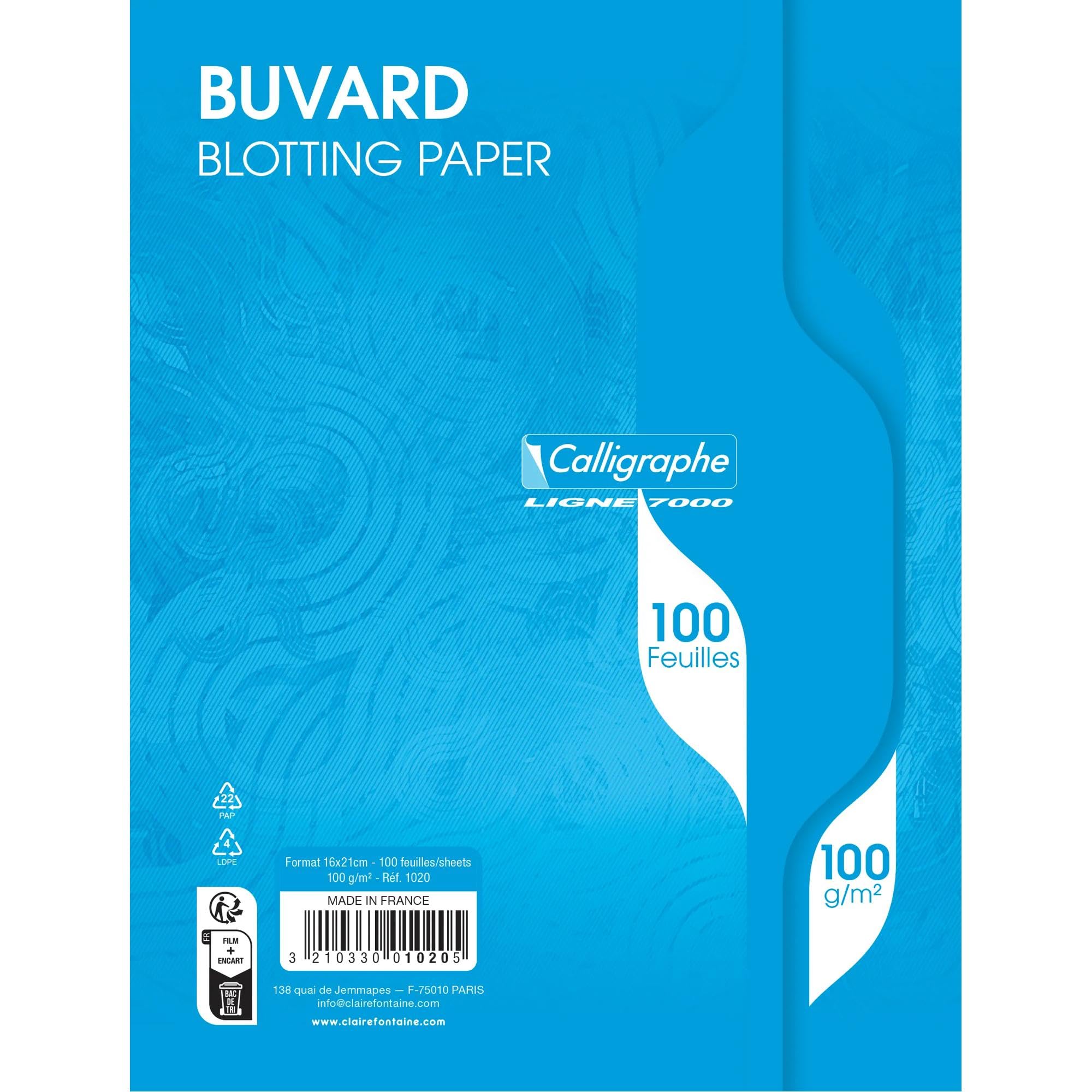 clairefontaine-buvard-blanc-16x21-100g-lot-10-feuilles image 4