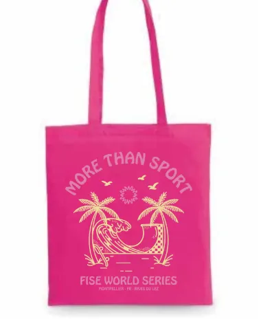 fise-surf-tote-bag-toile-rose-2026 image 1