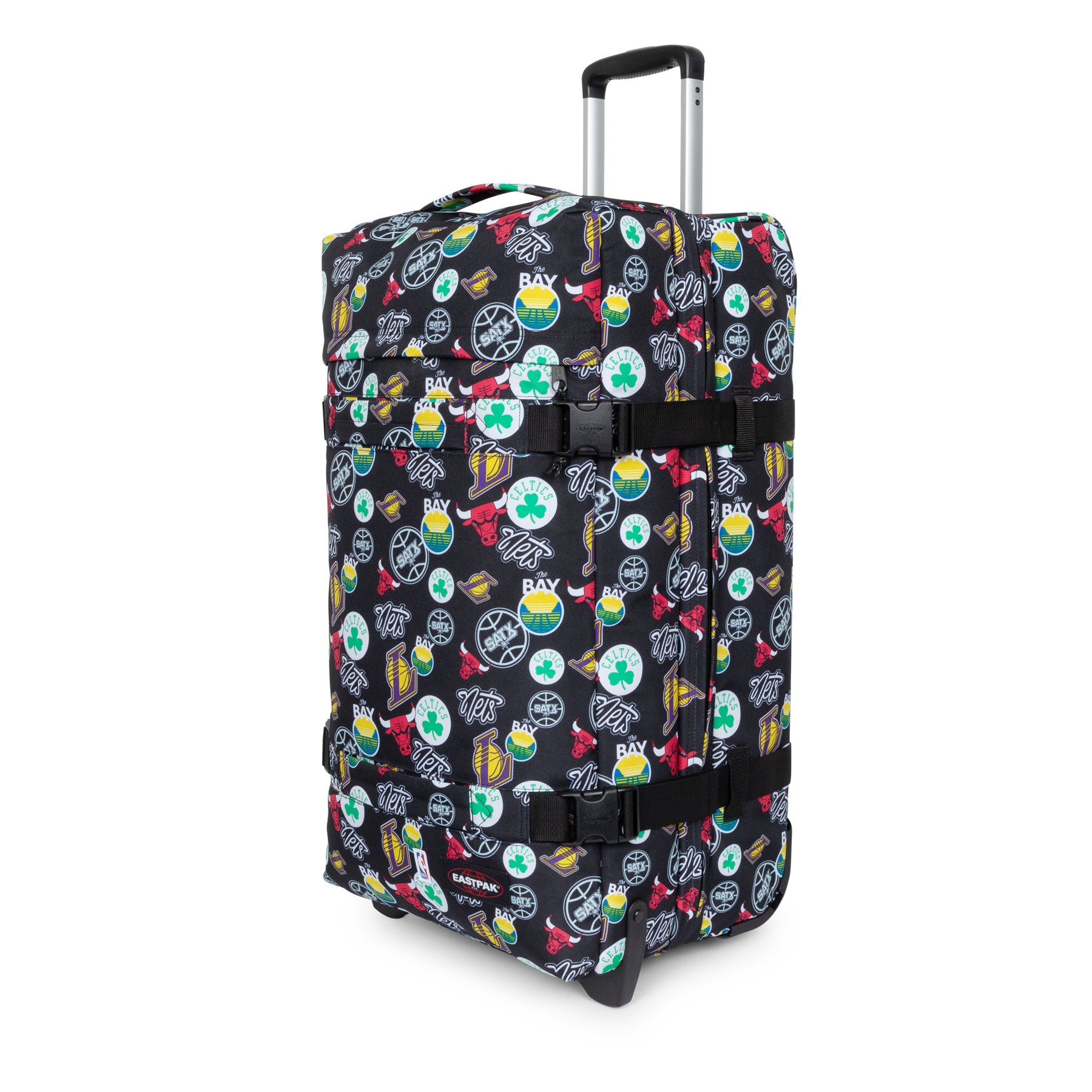 eastpak-transit-r-l-valise-nba-team-pattern-noire-tsa image 4