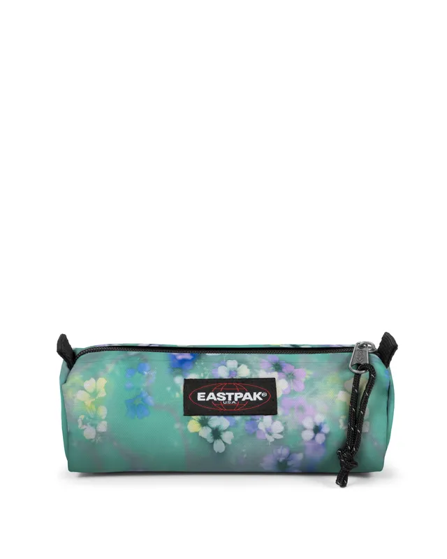 eastpak-benchmark-single-trousse-flora-fade-aqua-petit-d-perlante image 1