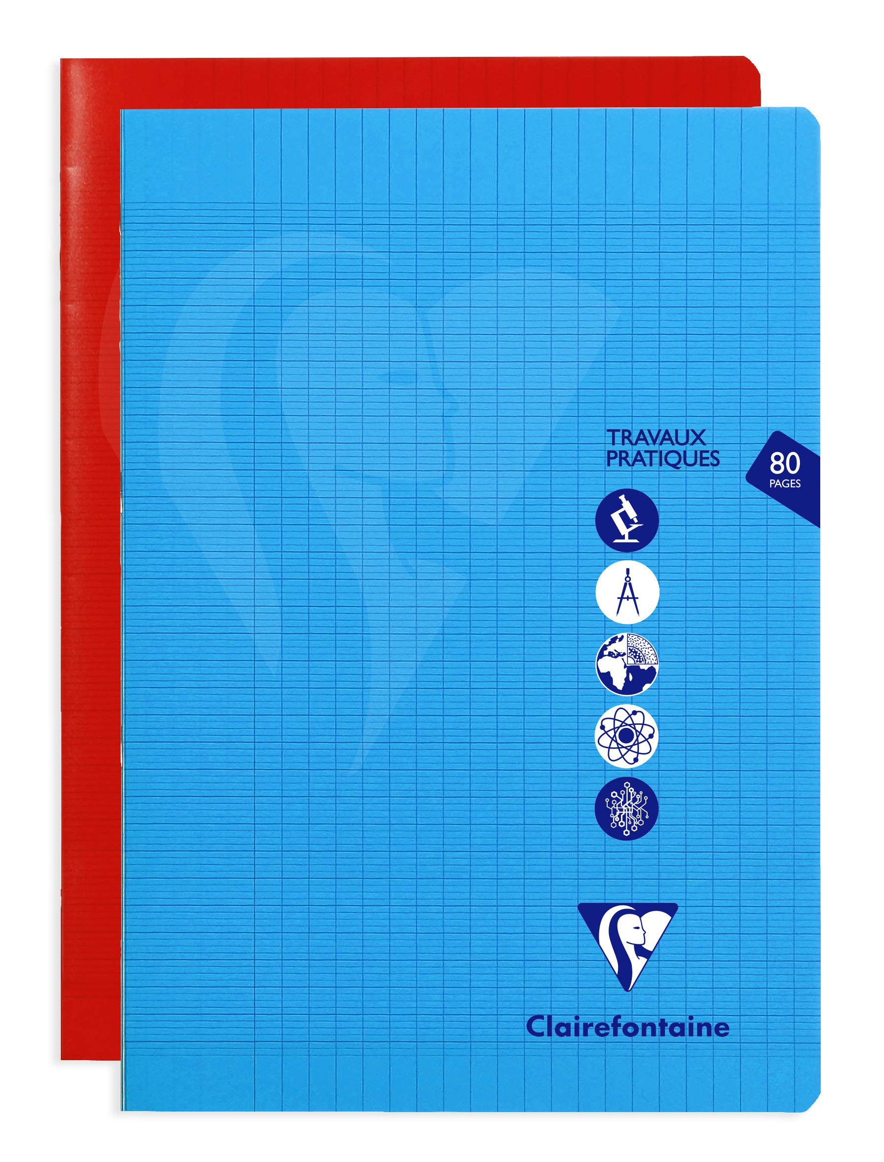 clairefontaine-303167c-cahier-tp-a4-21x29-7cm-80p-grands-carreaux image 1