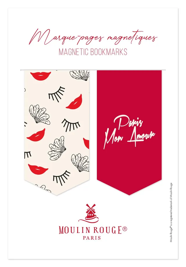 clairefontaine-moulin-rouge-marque-pages-magn-tiques-x2 image 1