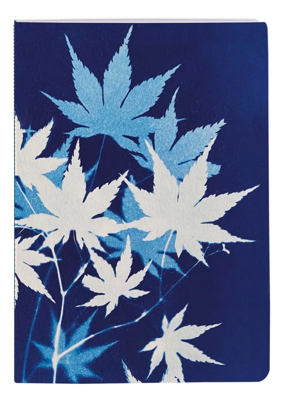 clairefontaine-cyanotype-carnet-cousu-a6-lign-floral-64-pages image 1