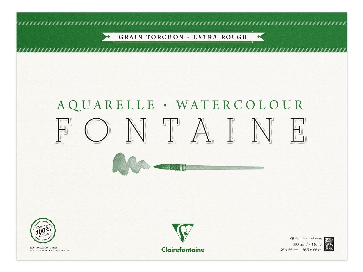 clairefontaine-fontaine-bloc-aquarelle-36x48-torchon-300g-coton image 3