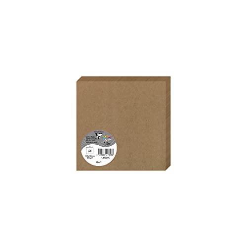 clairefontaine-pollen-29028c-cartes-doubles-carr-es-kraft-25-pcs image 3