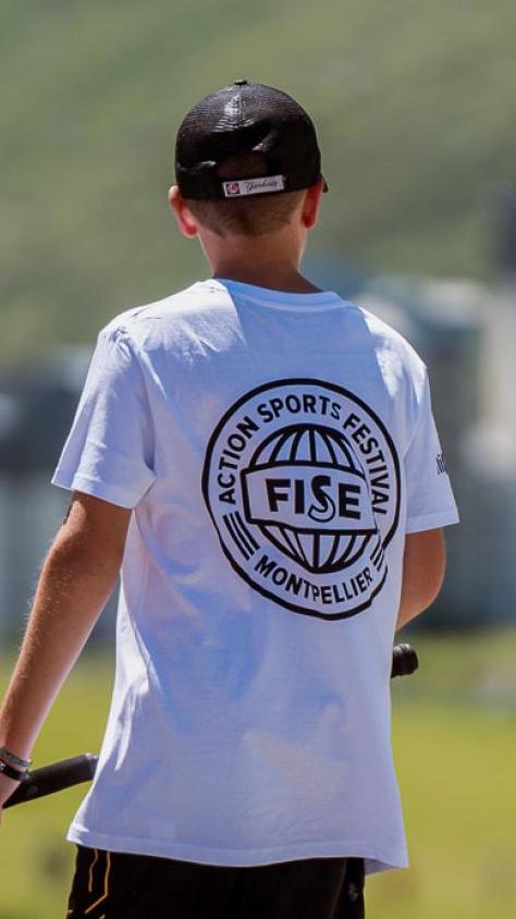 fise-event-t-shirt-noir-manches-courtes image 4