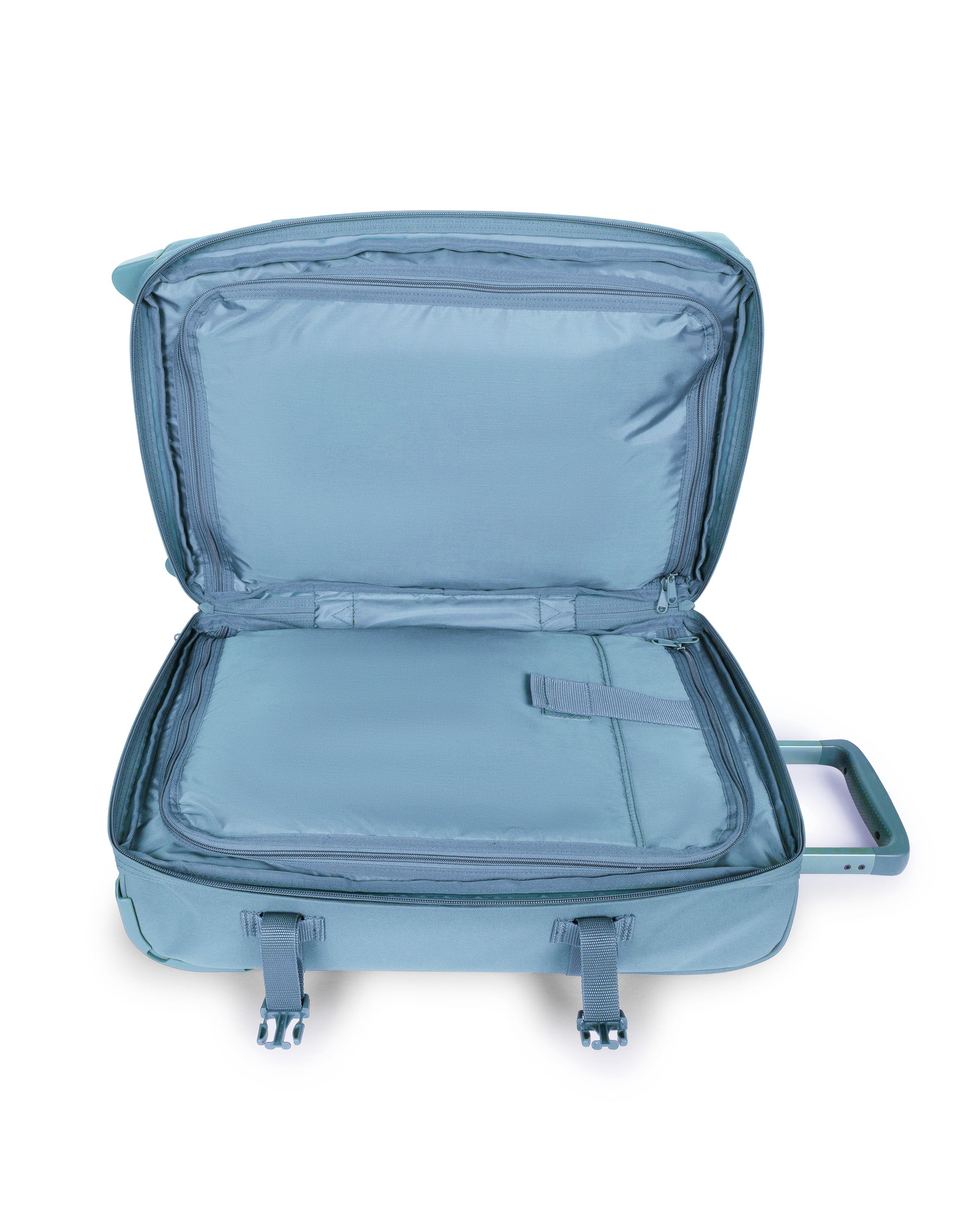 eastpak-transit-r-plus-s-valise-cabine-monotone-blue-petit-tsa image 2