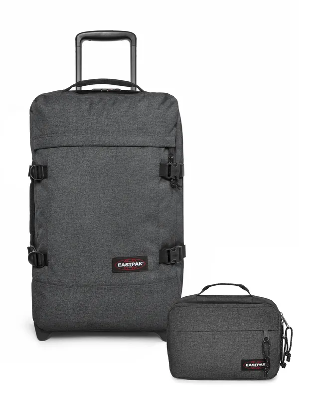 eastpak-bundle-travel-valise-black-denim-set-assorti-souple image 1