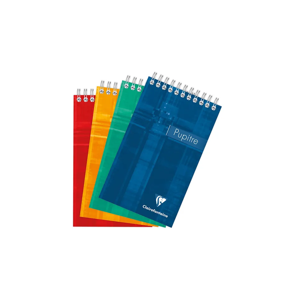 clairefontaine-back-to-basics-8642c-bloc-spirale-10-5x17-petits-carrea image 1