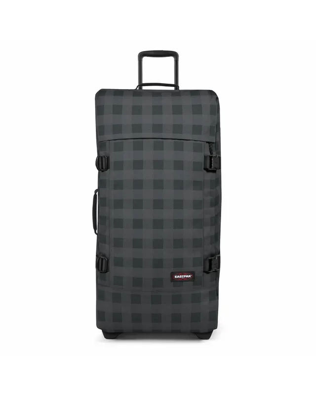 eastpak-tranverz-l-valise-checker-grey-grand-2-roues image 1