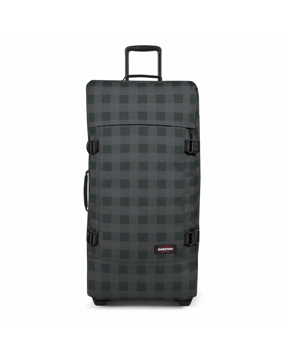 eastpak-tranverz-l-valise-checker-grey-grand-2-roues image 1