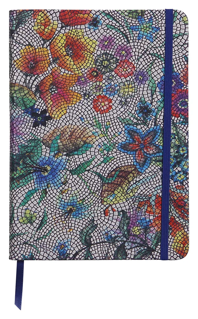clairefontaine-age-bag-400120c-carnet-cuir-a5-souple-fleurs-multi image 1