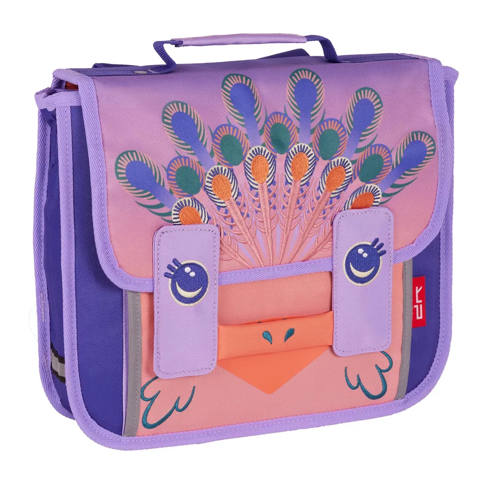 bodypack-maternelle-cartable-32-cm-recycl-paon-violet-fille image 1