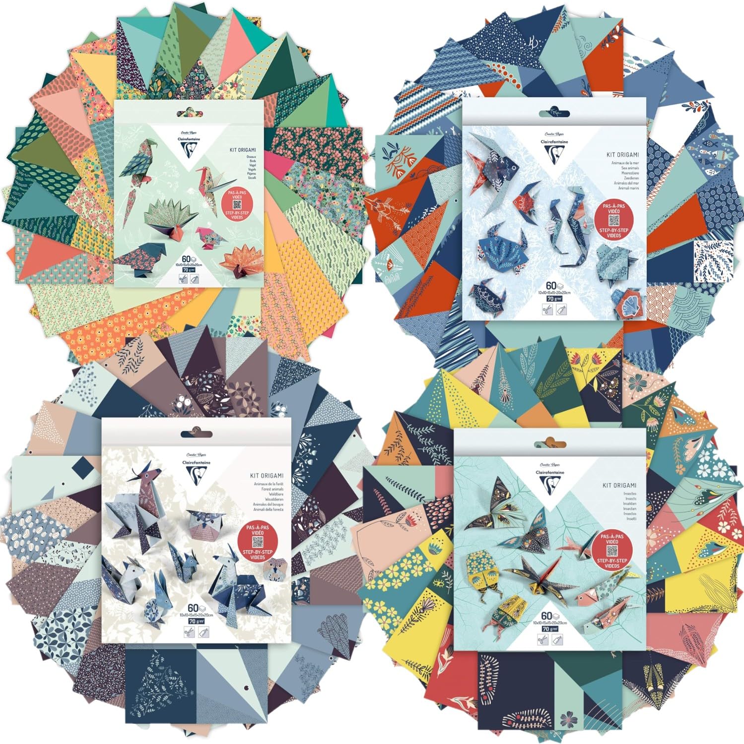 clairefontaine-95367c-kit-origami-faune-marine-60-feuilles image 5