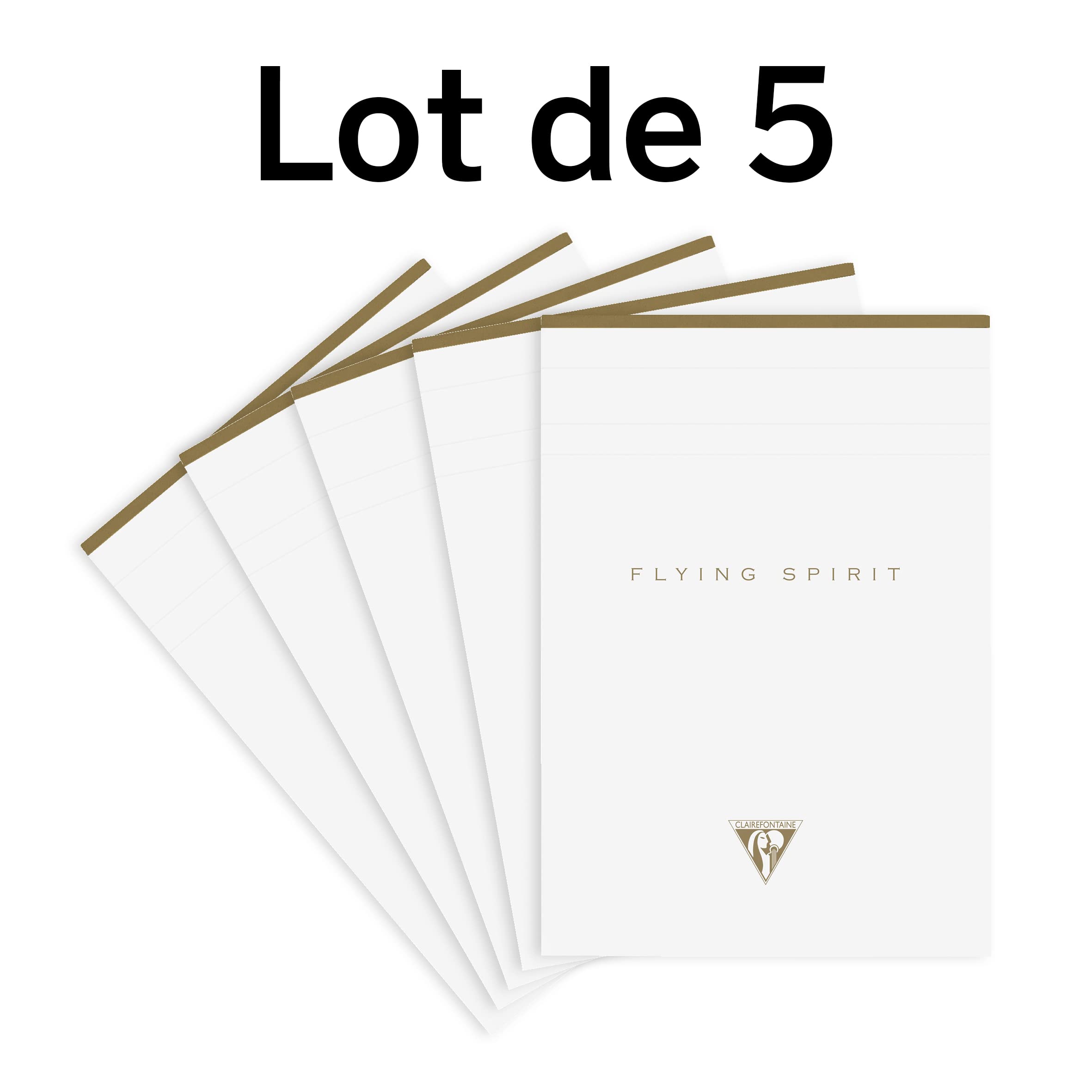 clairefontaine-flying-spirit-104636c-bloc-a5-blanc-lot-5 image 2