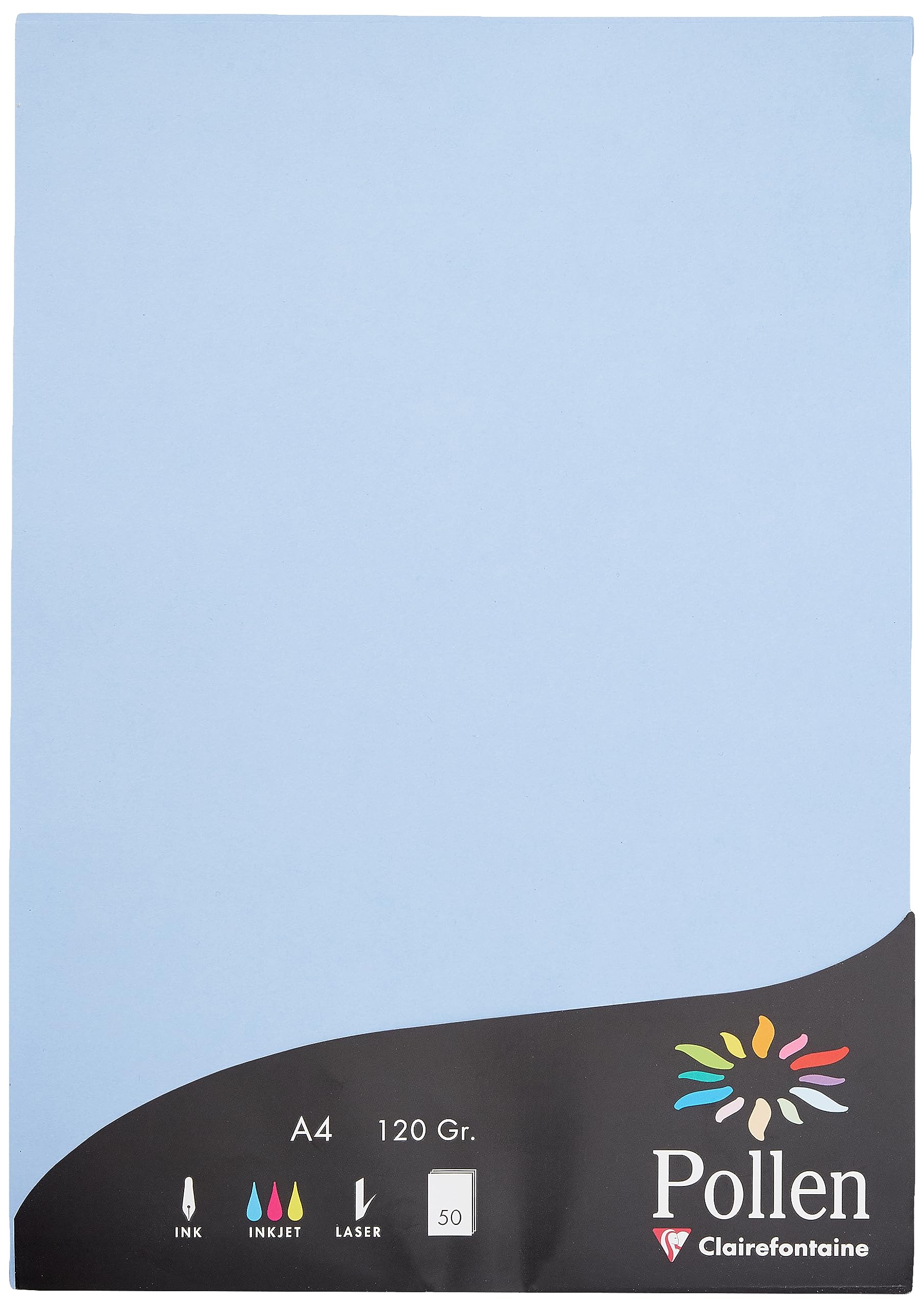 clairefontaine-pollen-feuilles-a4-120g-kraft-lot-de-50-lisse image 4