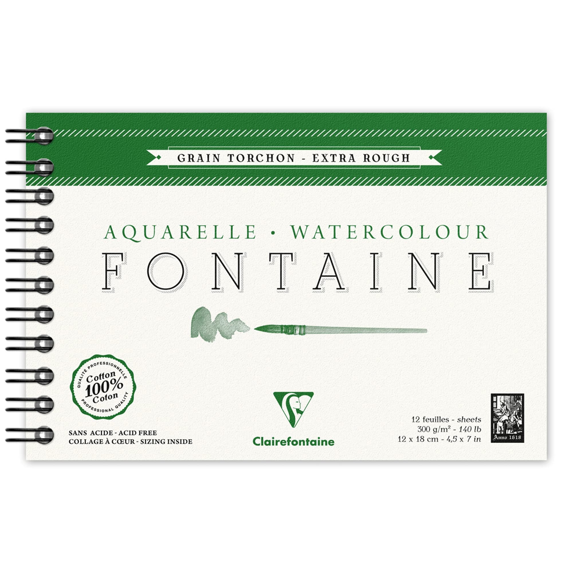 clairefontaine-painton-fontaine-album-aquarelle-12x18-cm-300g image 1