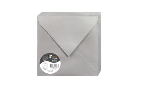 clairefontaine-pollen-50073c-enveloppes-argent-16-5cm-20-pcs image 7