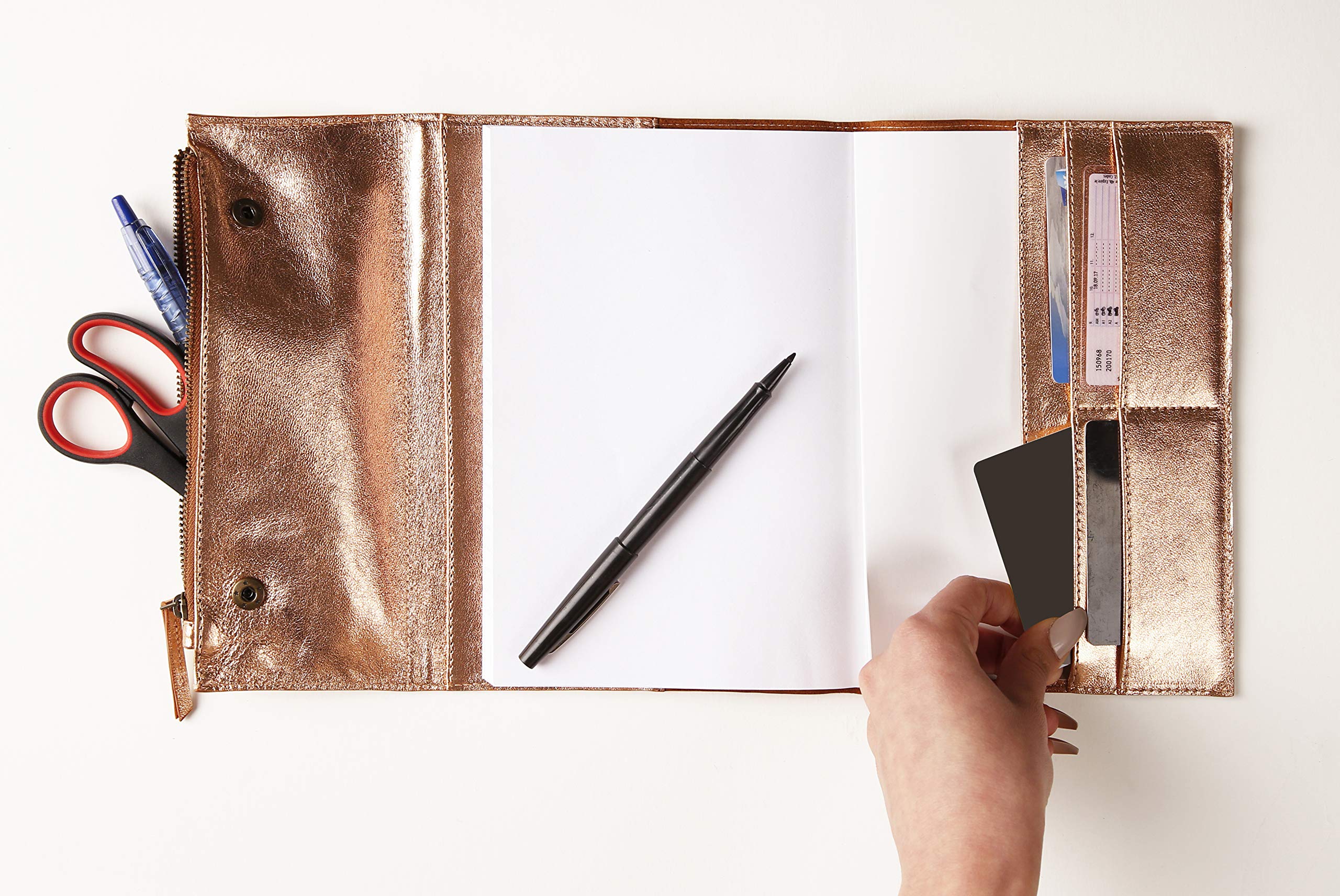 clairefontaine-age-bag-410132c-porte-carnet-cuir-cuivre-a5-lign image 5