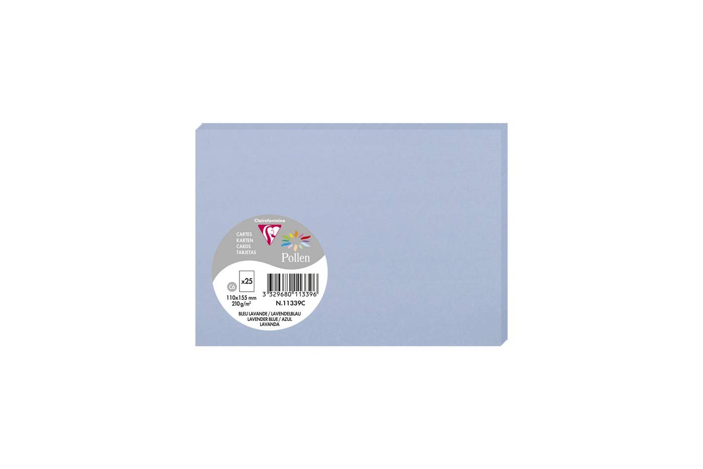 clairefontaine-pollen-carte-pli-e-kraft-110x155-25-cartes image 8