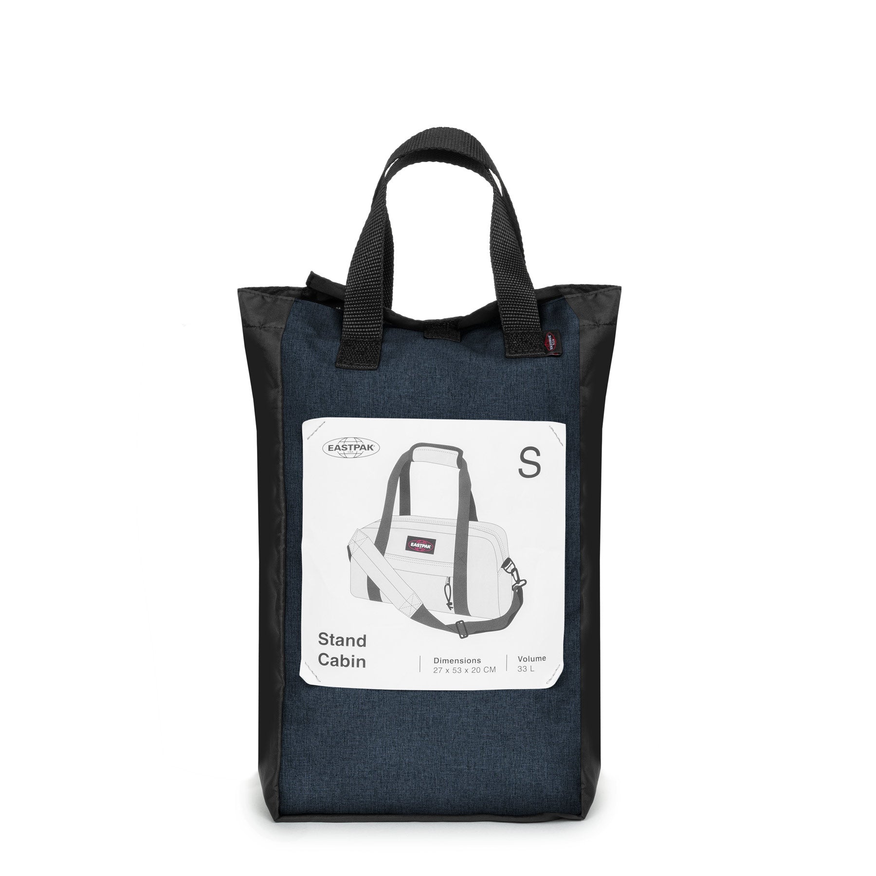 eastpak-stand-cabin-sac-de-voyage-triple-denim-petit image 6