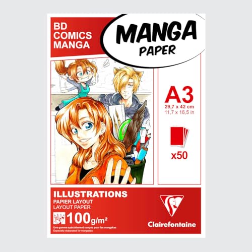 clairefontaine-94041c-bloc-manga-illustration-a5-50-feuilles-100g image 7