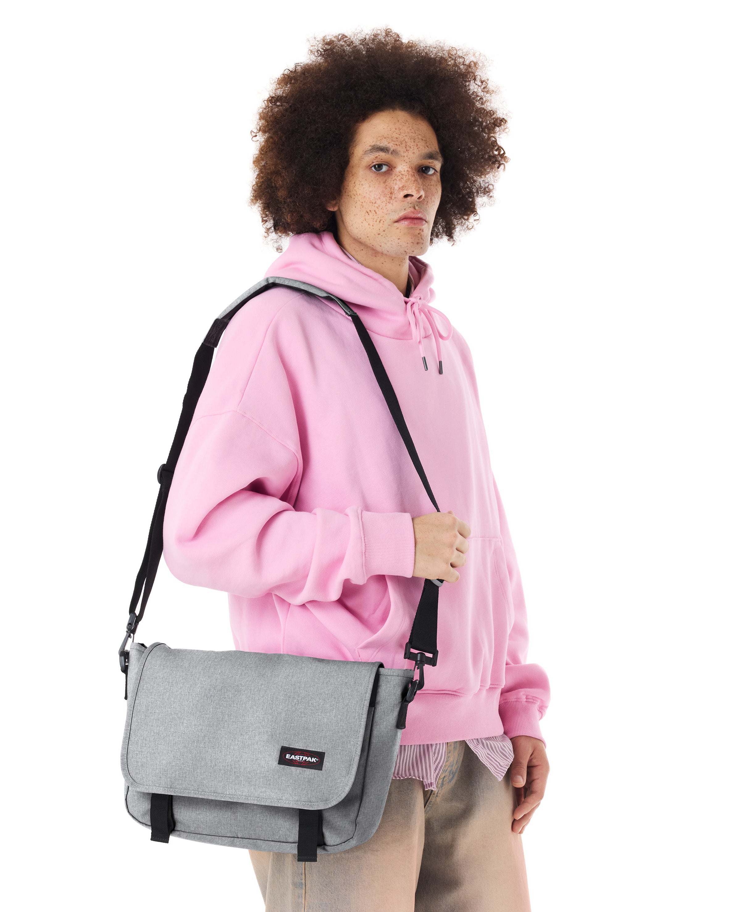 eastpak-jr-sacoche-bandouli-re-sunday-grey-petit image 5