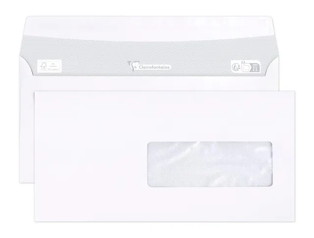 clairefontaine-triomphe-10619c-enveloppes-c6-5-fen-tre-bo-te-500-80g image 1