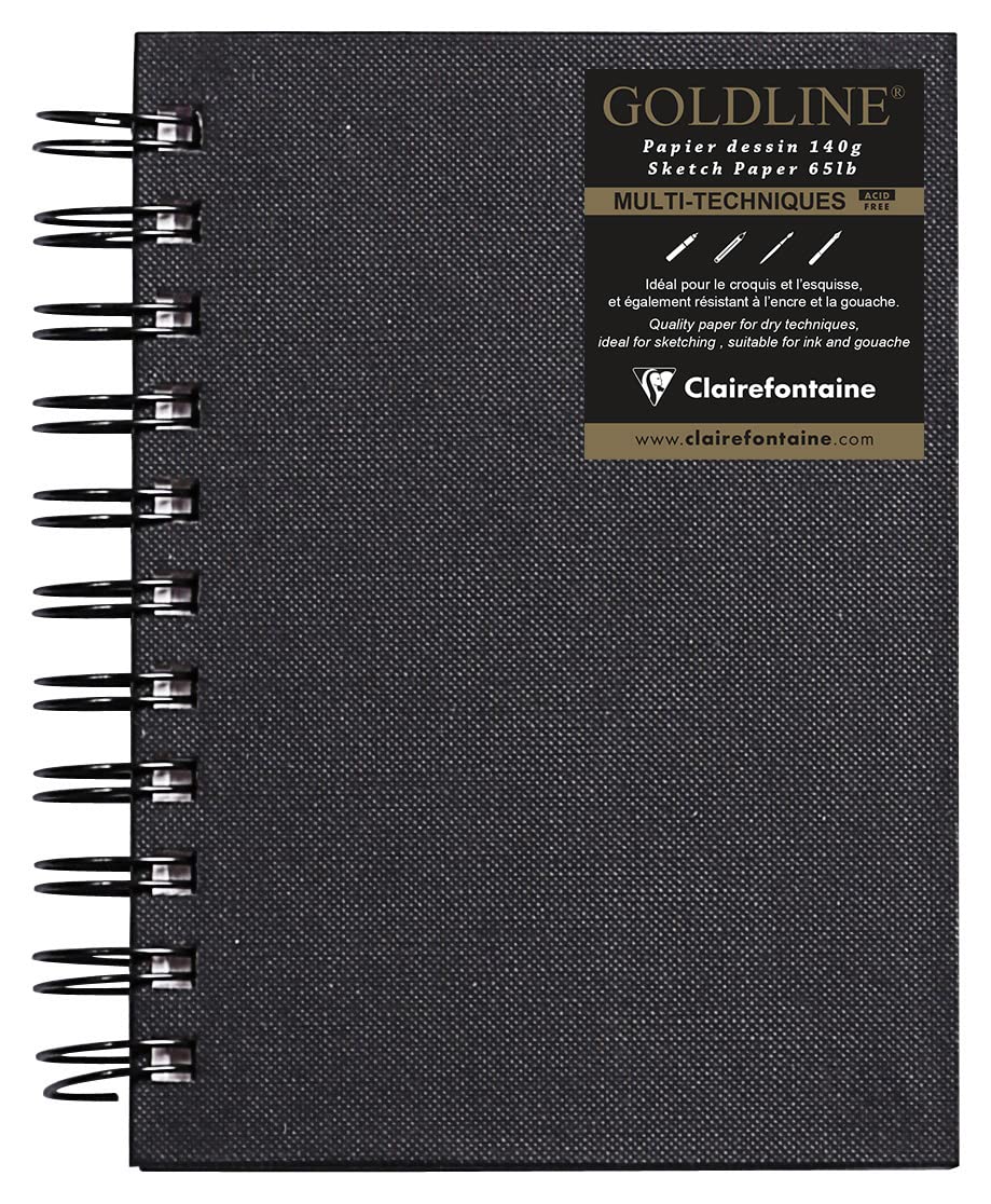 clairefontaine-goldline-carnet-cousu-a6-blanc-140g-rigide image 7