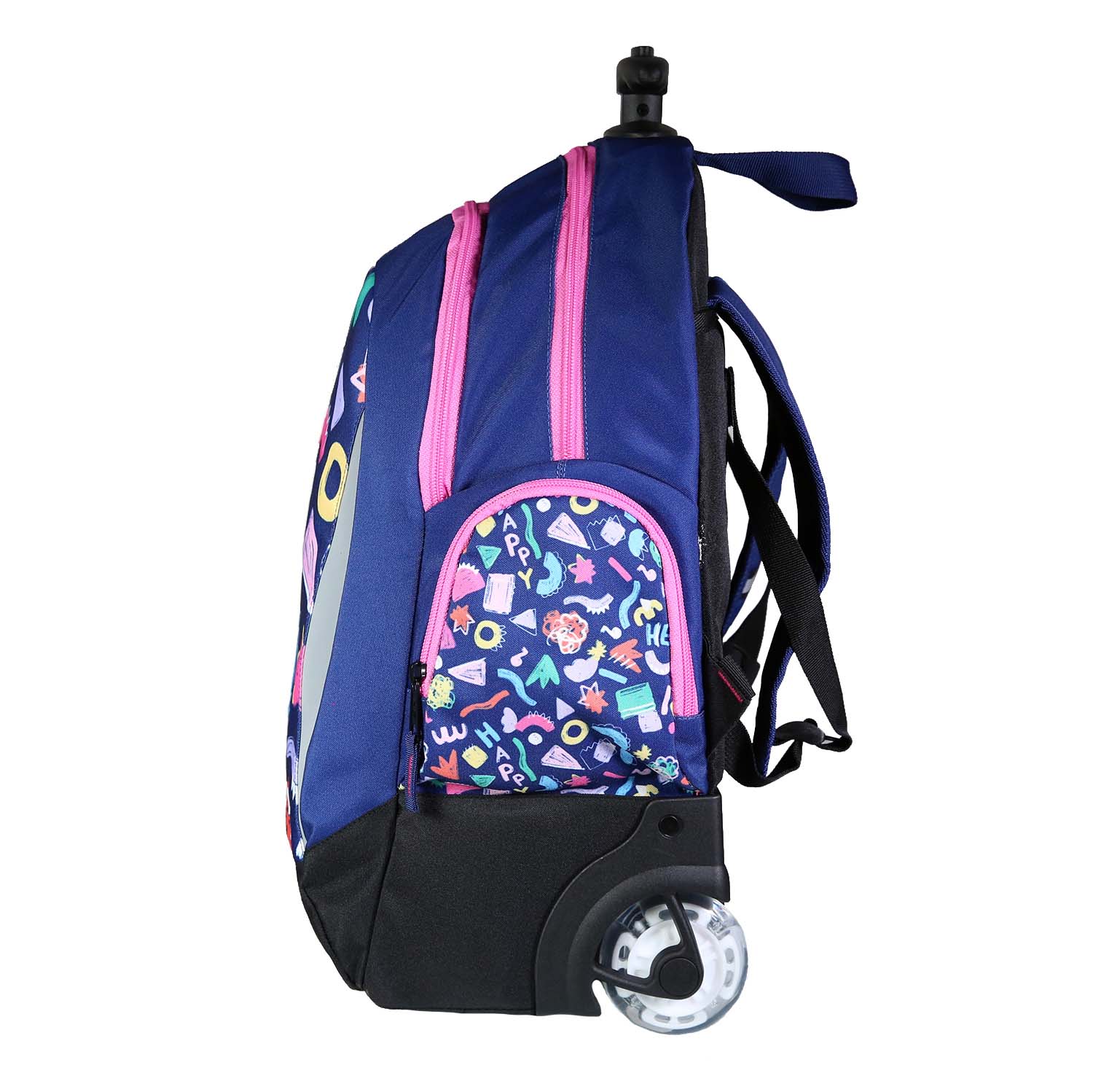 bodypack-doodle-sac-dos-roulettes-multicolore-2-compartiments image 3