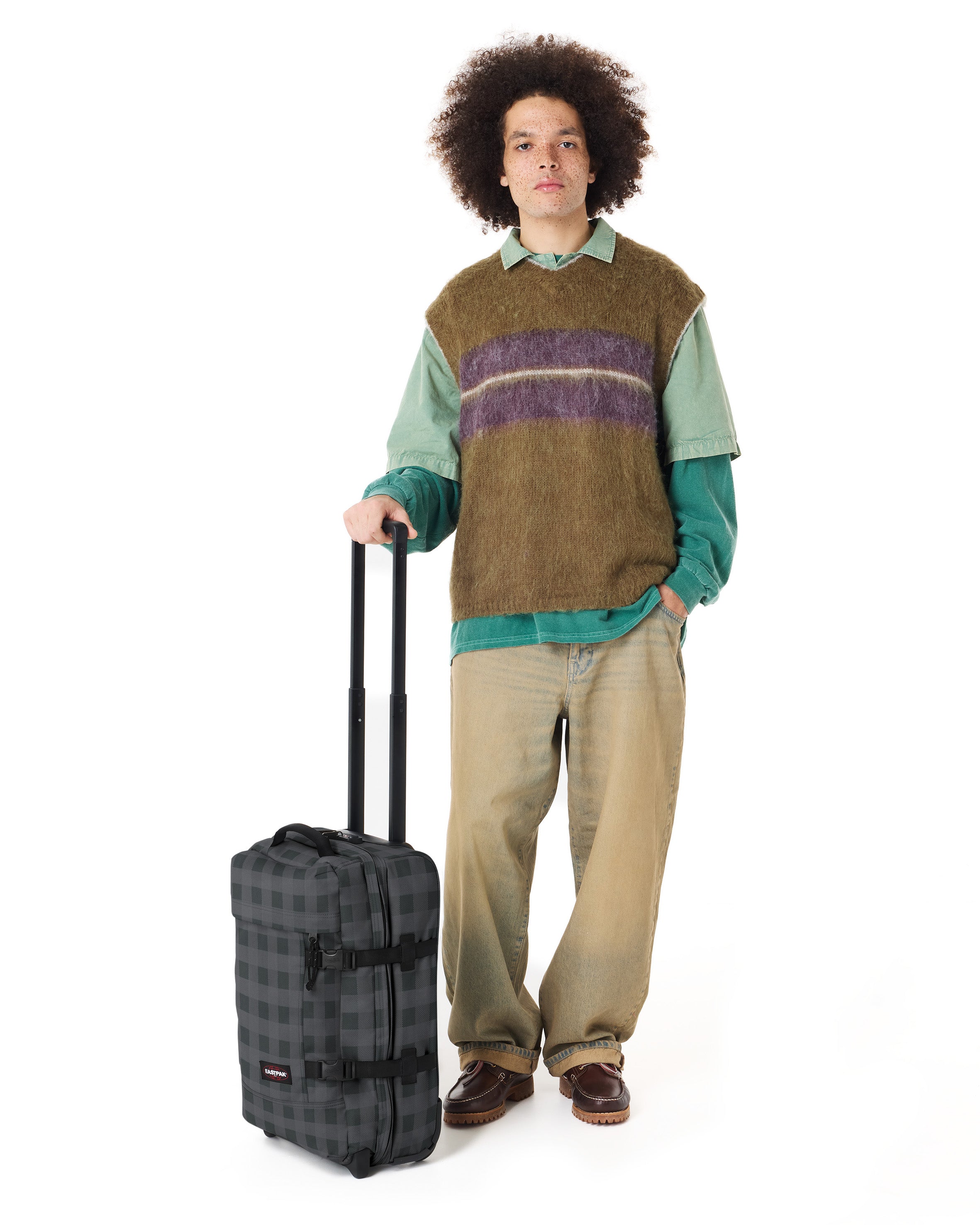 eastpak-tranverz-s-valise-cabine-petit-gris-cadenas-tsa image 3