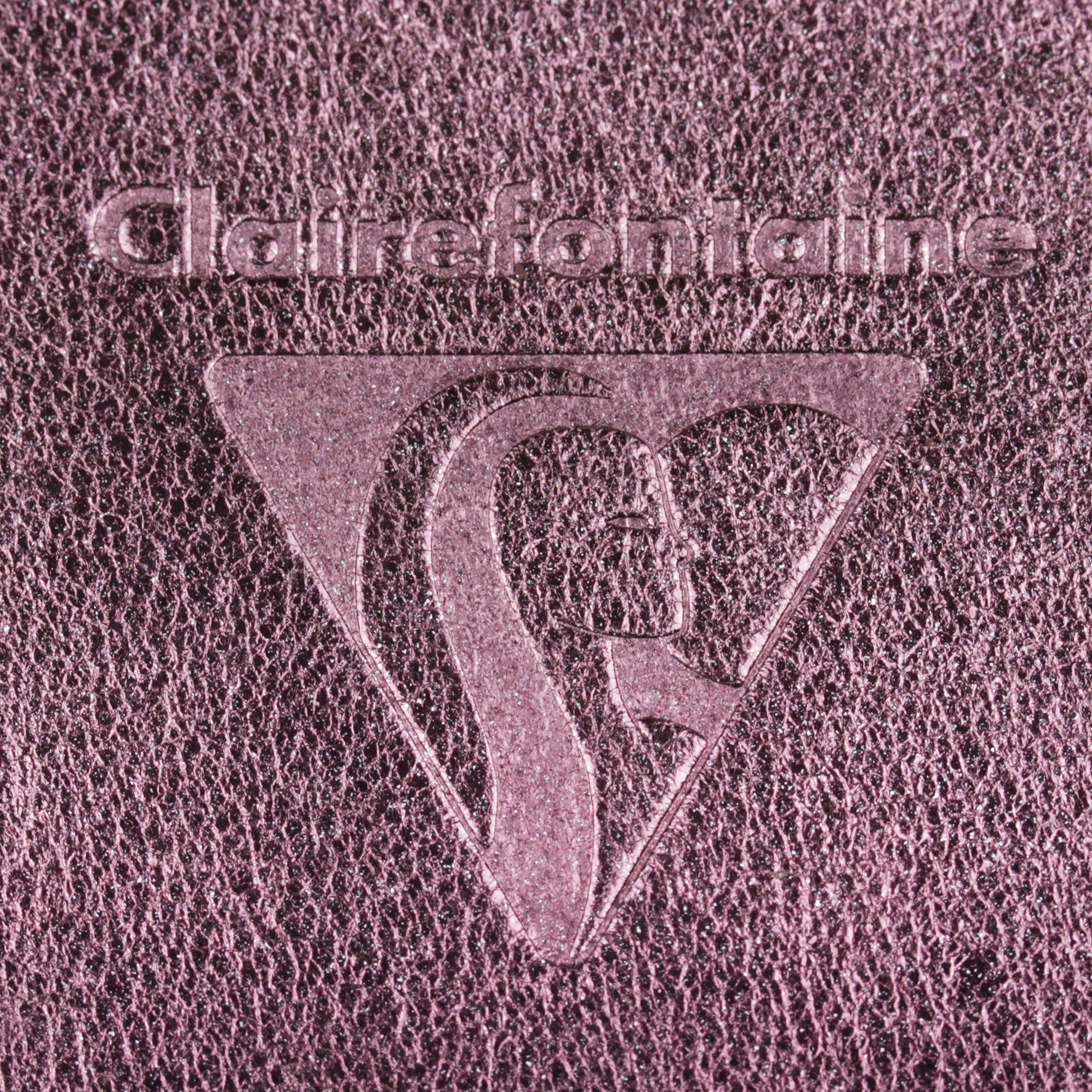clairefontaine-age-bag-400093c-carnet-a5-cuir-cerise-lign image 5