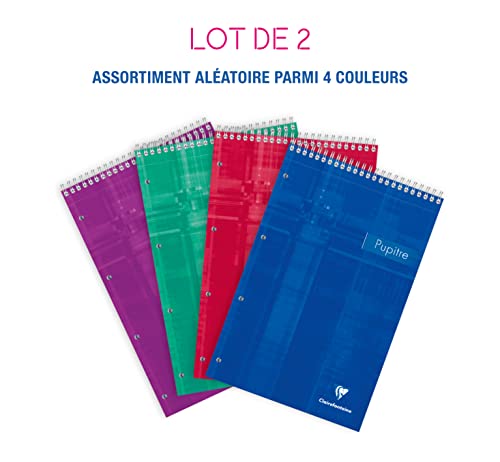 clairefontaine-1951-86155amzc-lot-2-blocs-pupitre-a4-lign-marge image 6