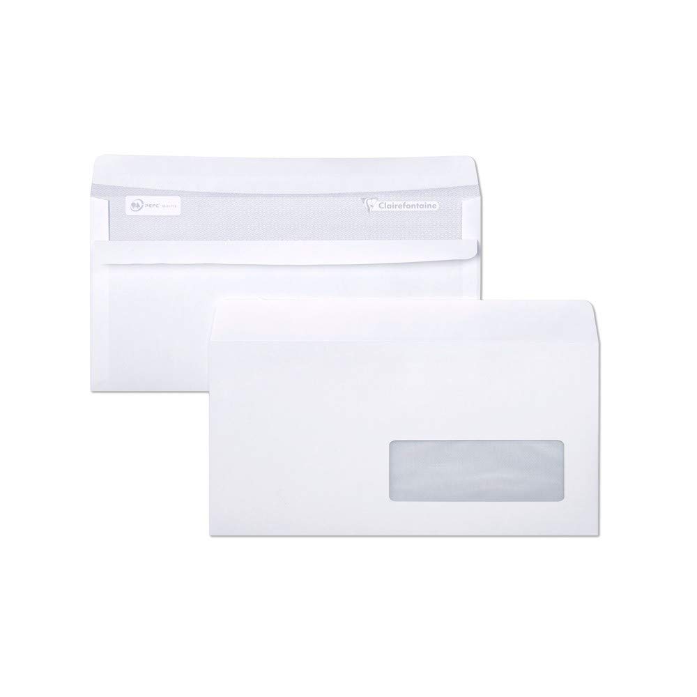 clairefontaine-triomphe-10515c-enveloppes-dl-fen-tre-500-blanches image 2