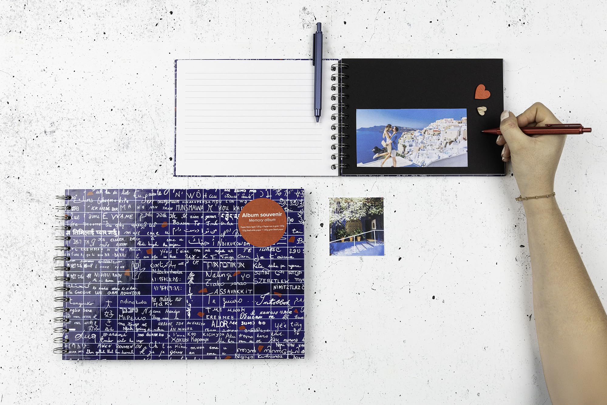 clairefontaine-116319c-album-souvenirs-a5-mur-je-t-aime-spirale image 5