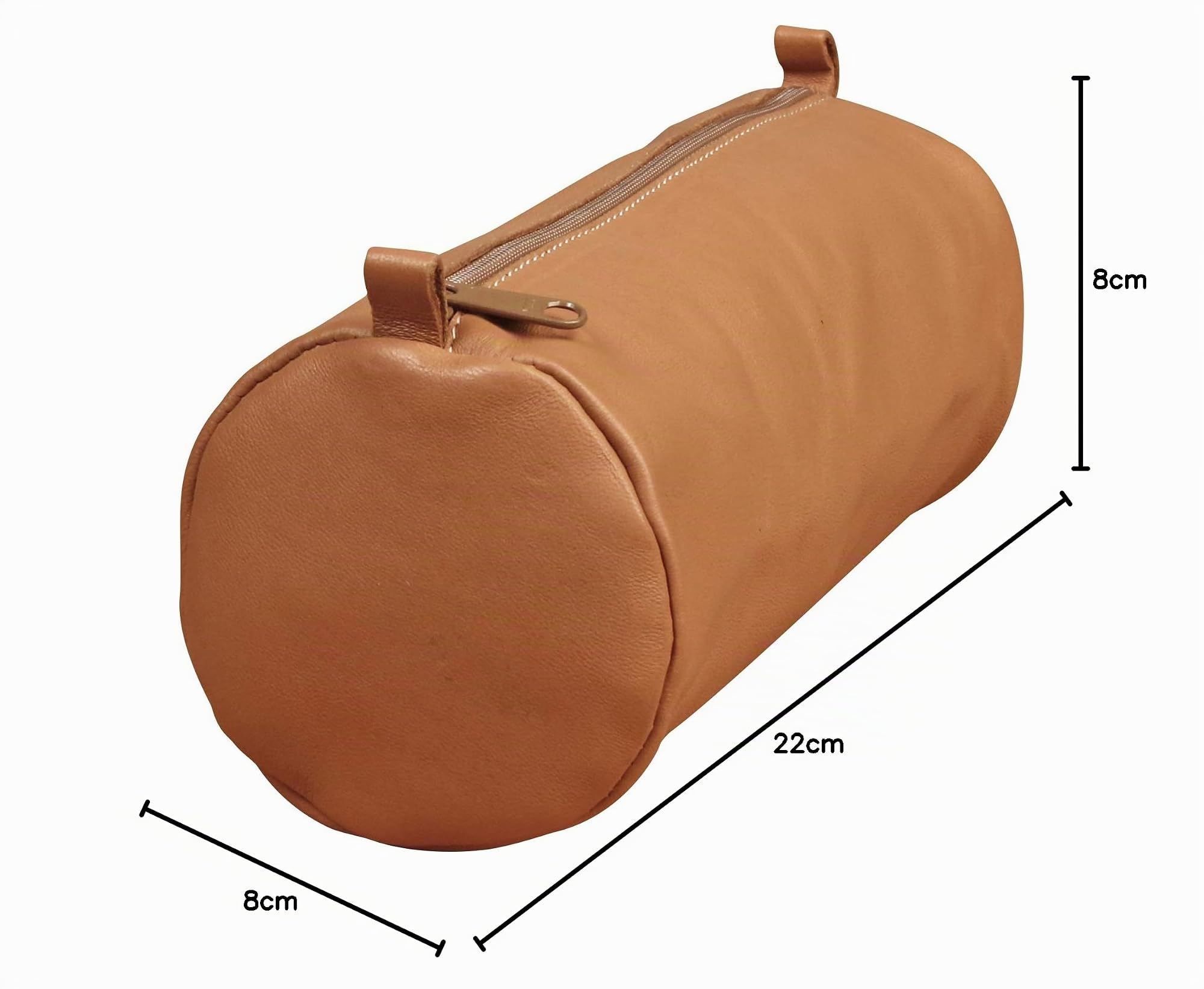 clairefontaine-nomaddict-77032c-trousse-ronde-cuir-marron-22cm image 2