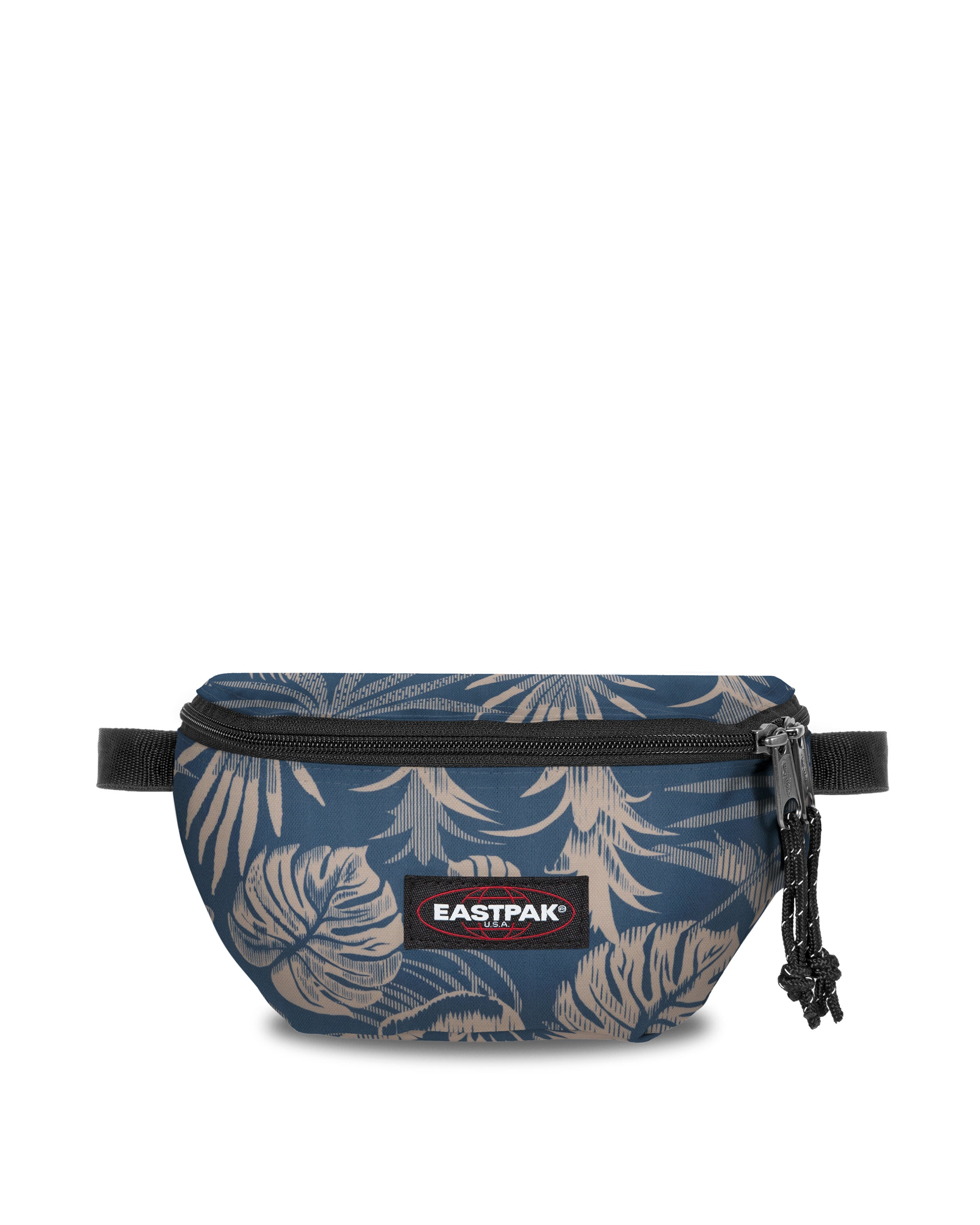 eastpak-springer-sac-banane-petit-brize-blue-beige-motif image 1