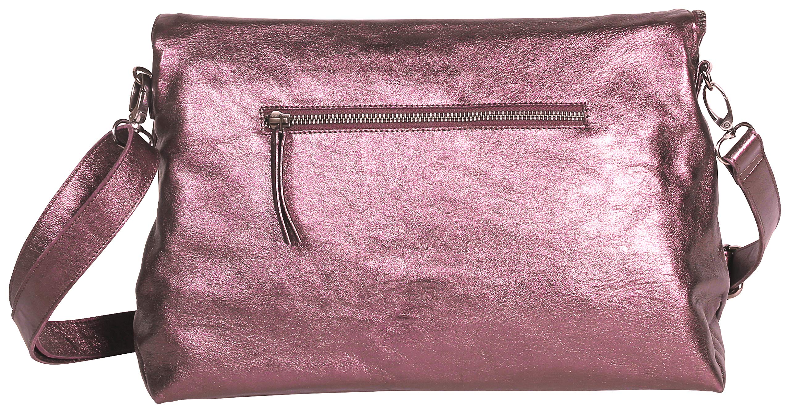 clairefontaine-age-bag-400033c-sac-dos-cuir-cerise-2-en-1 image 7