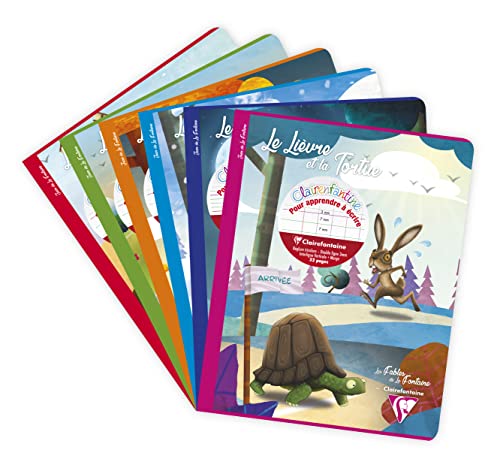 clairefontaine-fables-36794c-cahier-criture-17x22-double-ligne-3-mm image 5
