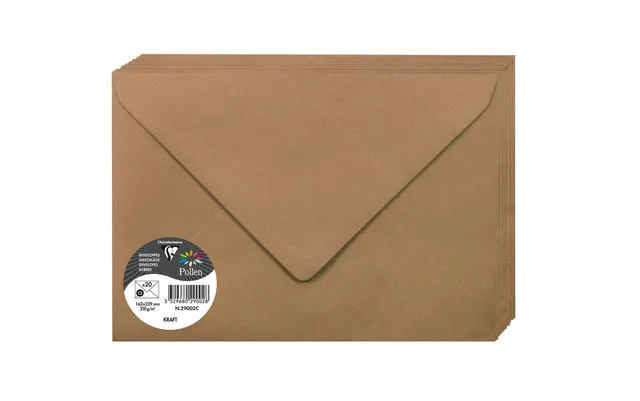 clairefontaine-forever-29002c-enveloppes-kraft-c5-120g-x20 image 1
