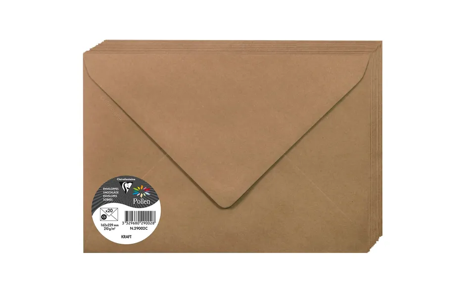 clairefontaine-forever-29002c-enveloppes-kraft-c5-120g-x20 image 1