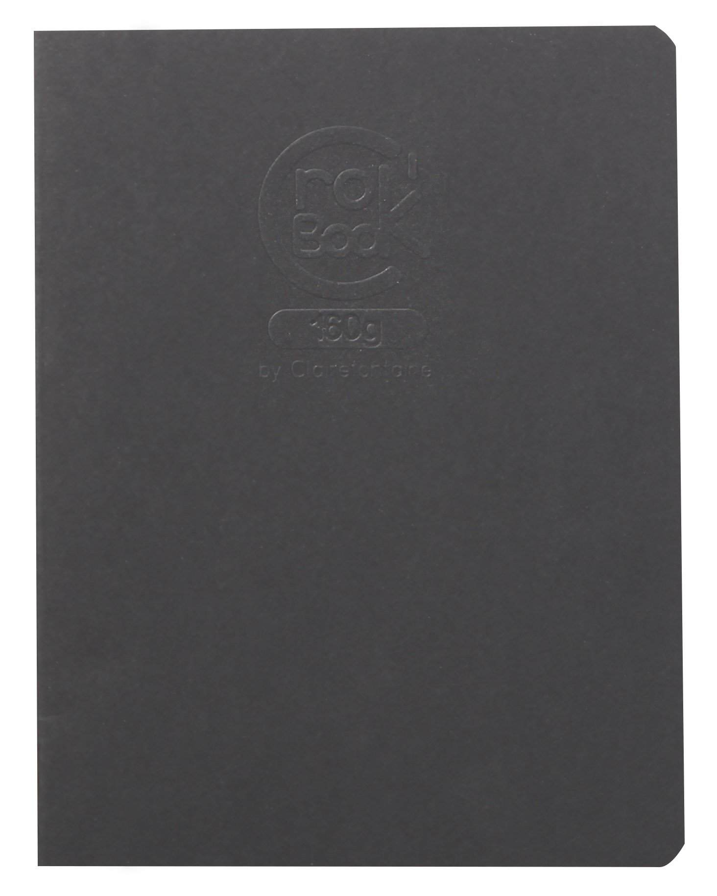 clairefontaine-crok-book-cahier-dessin-17x22cm-noir-160g image 1