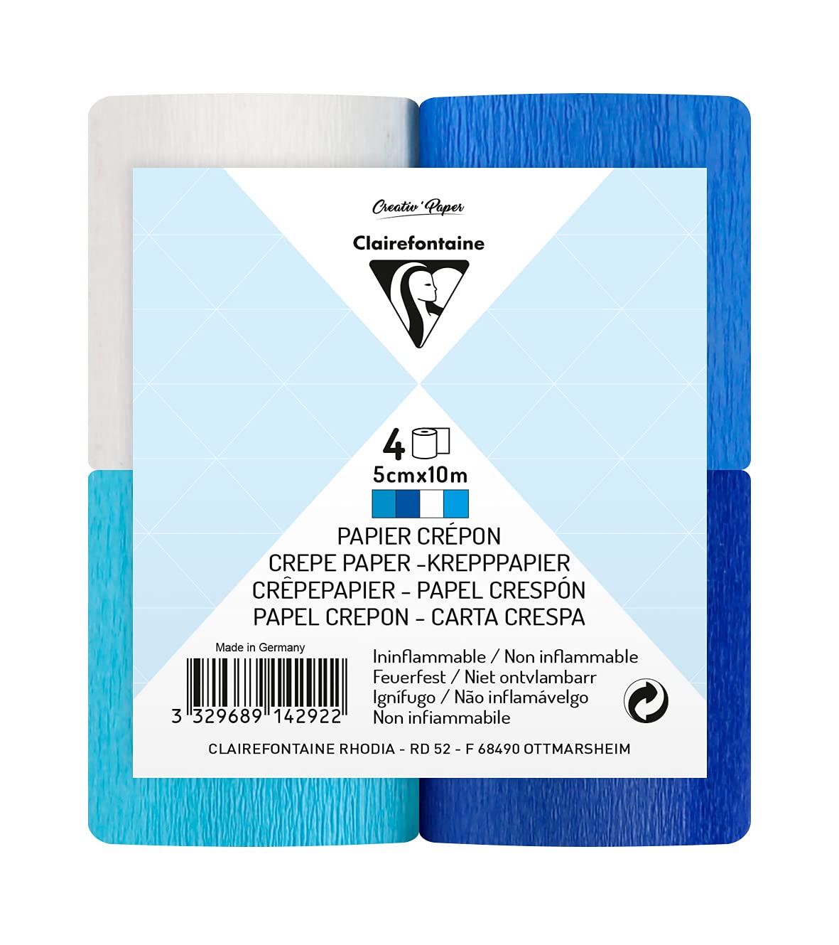 clairefontaine-tulip-papier-cr-pon-bleu-4x-5cmx10m-ignifug image 2