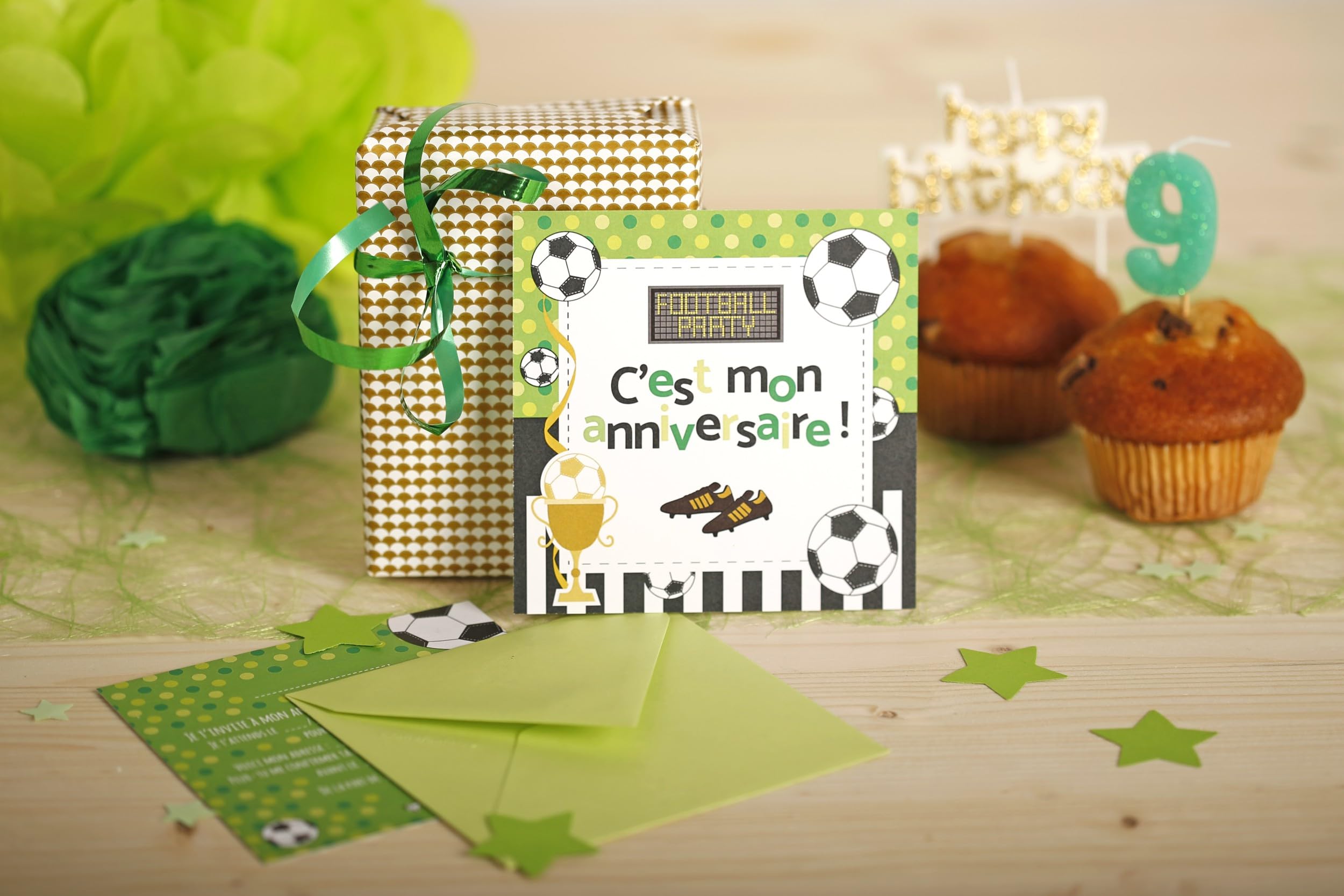 clairefontaine-pollen-set-8-cartes-foot-enveloppes-12x12 image 6