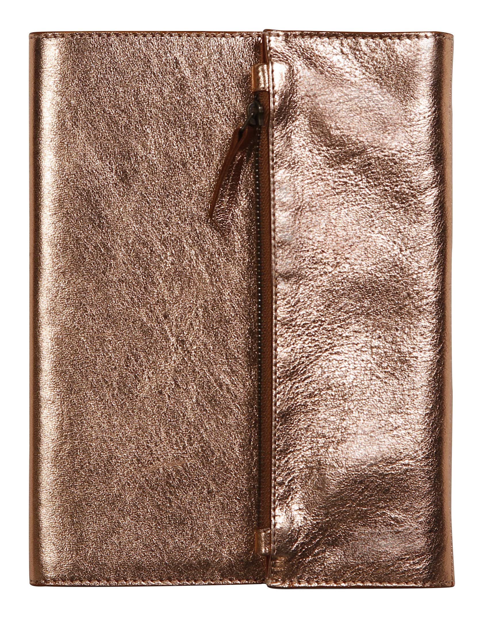 clairefontaine-age-bag-410132c-porte-carnet-cuir-cuivre-a5-lign image 1