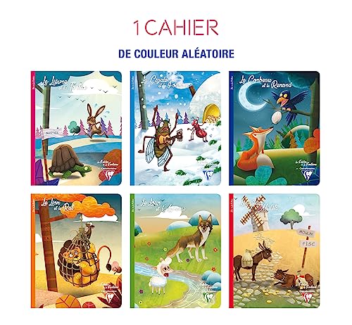 clairefontaine-fables-fontaine-36741c-cahier-17x22-grands-carreaux image 6