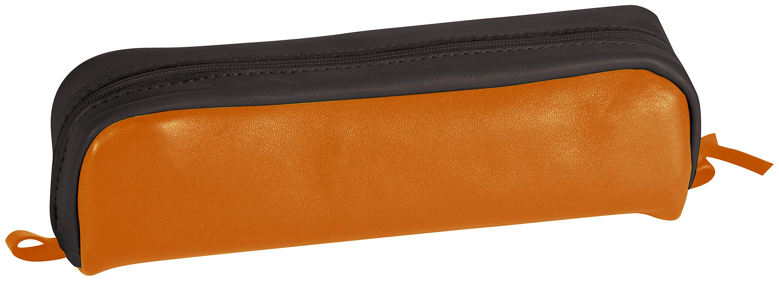 clairefontaine-age-bag-8399c-trousse-cuir-orange-fuchsia image 6